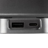 Зарядная станция с часами E-Store для смартфона, часов и наушников, черная