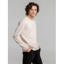 Свитшот унисекс BNC Inspire (Organic), молочно-белый