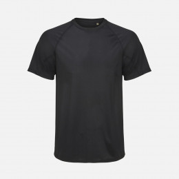 Футболка спортивная унисекс Vortex, черная