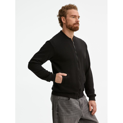 Бомбер унисекс Townie, черный