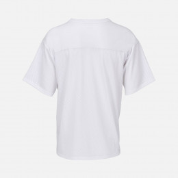 Футболка унисекс Nino с V-образным вырезом, белая