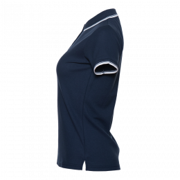 Рубашка поло женская STAN с окантовкой хлопок/полиэстер 185, 04BK