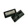 Бейдж с окном, 2-слойный пластик, гравировка  3х7
