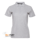 Рубашка поло женская STAN хлопок/полиэстер 185, 104W серый меланж 