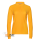 Рубашка поло женская STAN длинный рукав хлопок/полиэстер 185, 04SW жёлтый 