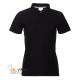Рубашка поло женская STAN хлопок/полиэстер 185, 104W чёрный 