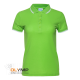 Рубашка поло женская STAN с окантовкой хлопок/полиэстер 185, 04BK ярко-зелёный 