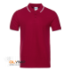 Рубашка поло мужская STAN с окантовкой хлопок/полиэстер 185, 04T бордовый 
