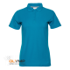 Рубашка поло женская STAN хлопок/полиэстер 185, 104W лазурный 