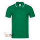 Рубашка поло мужская STAN с окантовкой хлопок/полиэстер 185, 04T зелёный 